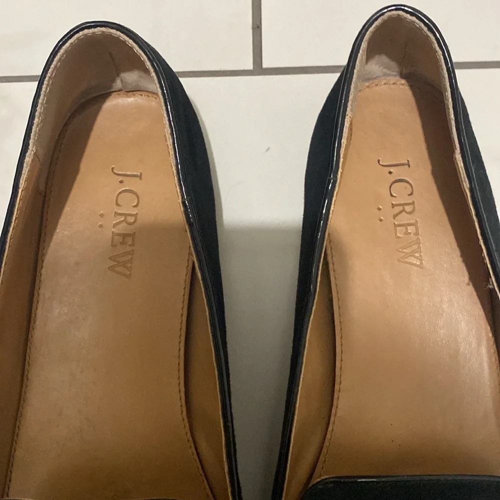 J. Crew black suede flats, size 8.5 - Picture 2 of 5